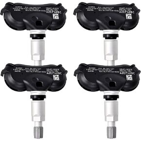 TPMS Tire Pressure Sensors 315MHz Compatible with Toyota Sequoia 2010-2017，Sienna 2006-2020，Tundra 2012-2017 Replaces# 42607-0C070 42607-08010（4PCS）