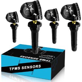 13598771 Programed TPMS Sensors For:-Chevy Silverado 1500 2500 3500 Equinox Camaro Express Impala Malibu, For:-GMC Sierra Savana Yukon 2004-2022 Tire Pressure Monitoring System 315MHz (4pcs)