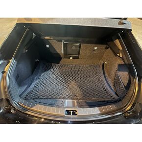 Floor Style Automotive Elastic Trunk Mesh Cargo Net for Polestar 2 2021-2024 - Premium Trunk Organizer and Storage - Luggage Net for Crossover- Best Car Organizer for Polestar 2