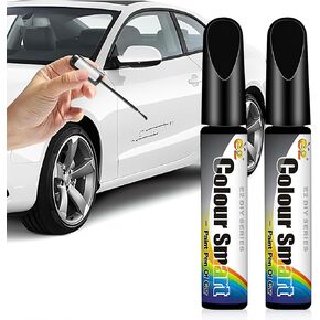 Car Scratch Remover Pen, 2024 New Car Scratch Repair Paste Effective Scratch Repair Pen for Car, Automotive Scratches Paint Pen Upgrade 2 In 1 Car Paint Scratch Repair White (2pcs Grey)