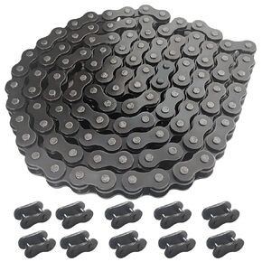 415H-110L Bicycle Chain & Chain Breaker with 10pcs Master Links Fit for 80cc 49cc 60cc 66cc 2-Stroke Engine Motor Motorized Bike Bicycle
