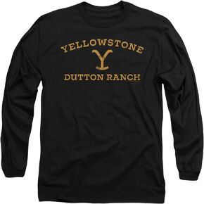 Popfunk Classic Yellowstone Arched Logo Unisex Adult Long-Sleeve T Shirt