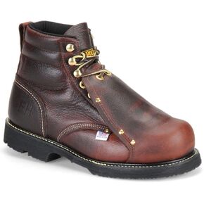 Carolina Boots Marlboro Lo 6" Steel Toe Waterproof Work Boots - Men's Rugged Industrial Footwear with Oil-Resistant Outsole, Brown - 10.5 D