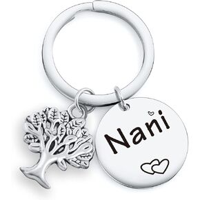 NOTHERS RSZOTW Grandmother Gift Granny Jewelry Nani Birthday Keychain Nana Jewelry Grandma Jewelry