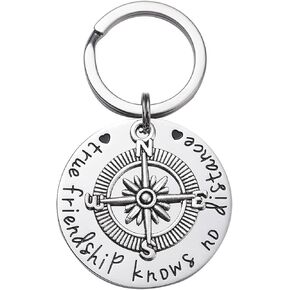 LParkin Friendship Keychains BFF Friends Gifts Relationship Gift Keychain For Men Women