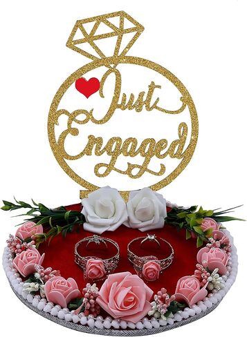 Engagement Ring tray ring holder platter in Saudi Arabia