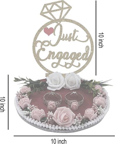 Engagement Ring tray ring holder platter in Saudi Arabia