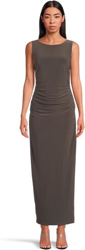 Norma Kamali Women's Sleeveless Shirred Waist Gown in Kuwait