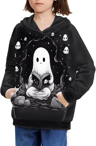 Kids Hoodies with Drawstrings for Girls Size 6-16 Long Sleeve Tops for Kids in Kuwait