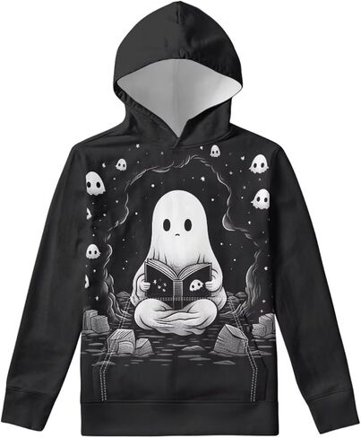 Kids Hoodies with Drawstrings for Girls Size 6-16 Long Sleeve Tops for Kids in Kuwait