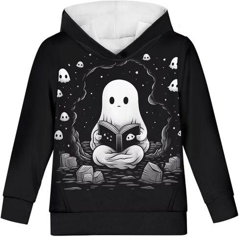 Kids Hoodies with Drawstrings for Girls Size 6-16 Long Sleeve Tops for Kids in Kuwait