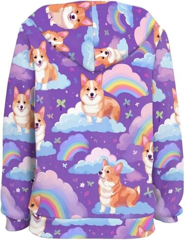 Kids Hoodies with Drawstrings for Girls Size 6-16 Long Sleeve Tops for Kids in Kuwait