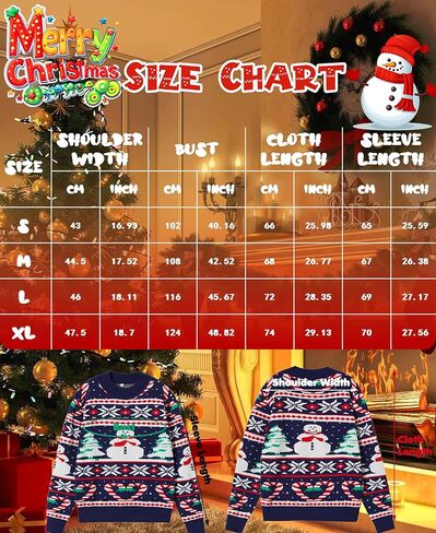 Unisex Ugly Christmas Sweaters Adult Long Sleeve Crewneck Sweaters Funny Top Pullover Xmas Party Family Gatherings in Kuwait