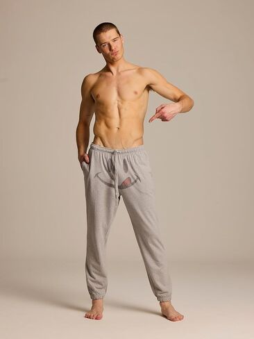 JOE BOXER Smiley Face Mens Pajama Pants, Mens Lounge Pants with Pockets, French Terry Jogger Sweatpants for Men in Saudi Arabia