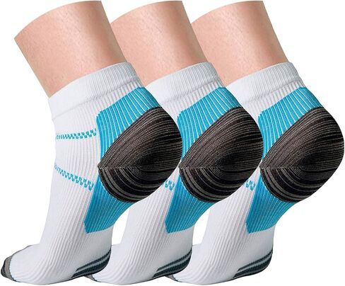 جوارب ضغط من تشارمكينغ للنساء والرجال، بقياس 15-20 ملم زئبقي، هي الأفضل للجري الرياضي وركوب الدراجات والممرضات والارتداء اليومي in Kuwait