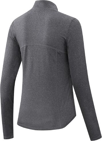 TAISIM Women's Long Sleeve Shirts with Thumb Holes Athletic Workout Hiking Running Shirt 1/4 Zip Pullove in Kuwait