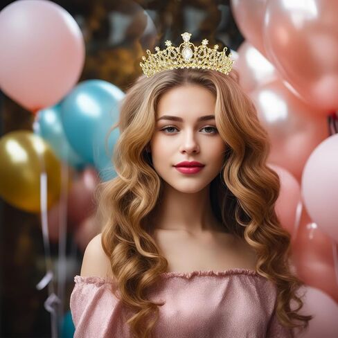 تاج عيد الميلاد مع وشاح للنساء، وإكسسوارات شعر عصابة الرأس لحفلة عيد ميلاد الملكة in Saudi Arabia