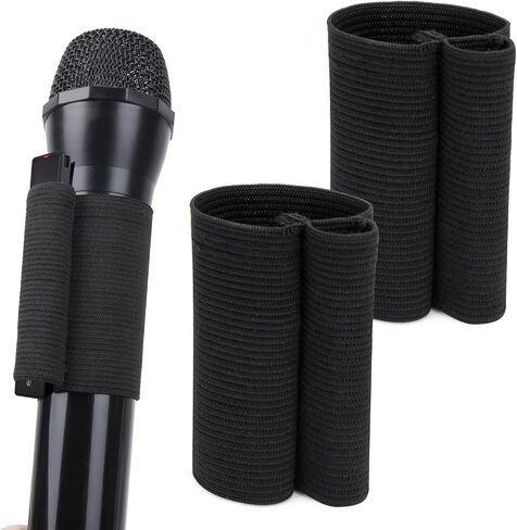 YOUSHARES Elastic Microphone Sleeve Compatible with Rode Wireless Microphone System, Hand Microphone Elastic Sleeve for Rode Wireless GO II/Wireless ME/Wireless PRO (2 Pcs) in Saudi Arabia