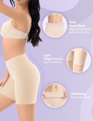 Esa Liang Shapewear Tummy Control, Mid-Waist Body Shaper Shorts, Women's Girdle Shorts and Spanks Shape Wear in Saudi Arabia