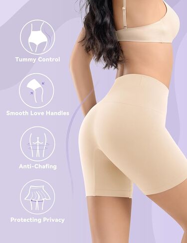 Esa Liang Shapewear Tummy Control, Mid-Waist Body Shaper Shorts, Women's Girdle Shorts and Spanks Shape Wear in Saudi Arabia