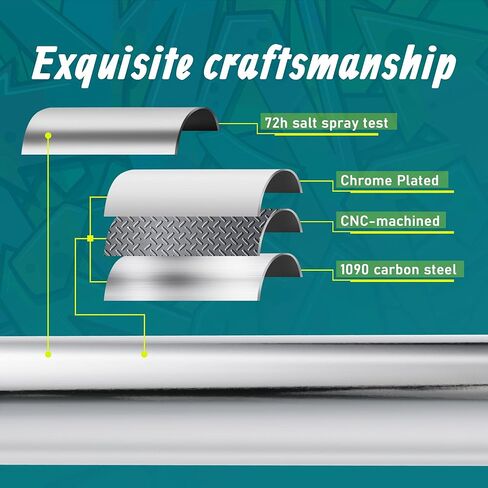 MoKitDora Dyna Engine Guard Meathook Highway Crash Bar 1.25" Fat for Harley 2006-2017 Street Bob FXDB Fat Bob FXDF Low Rider FXDL FXDWG FXDC Models, Chrome in Kuwait