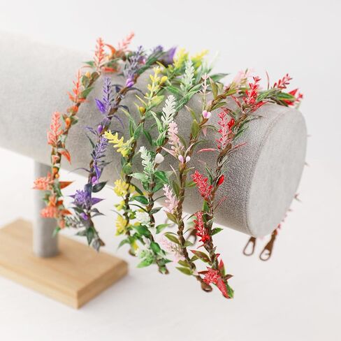 Boho Artificial Flower Leaf Crown - Floral Headband Halloween Renaissance Headpiece for Women Fantasy Costume in Kuwait