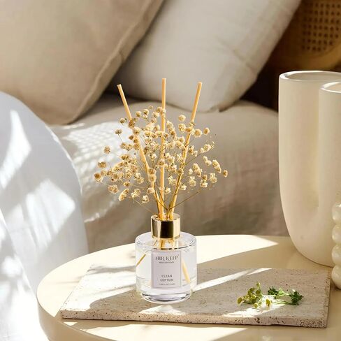 Airkeep Reed Diffuser Set of 3, Ocean Breeze Sweet Orange Cashmere Vanilla Oil Reed Diffusers for Bedroom Living Room Office Aromatherapy Oil Reed Diffuser for Gift 50ml x 3 in Kuwait