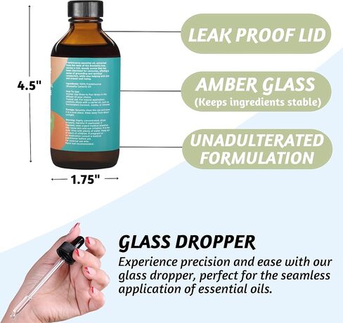 Folkulture Frankincense Essential Oil Organic - 4 Fl Oz - 100% Pure, Natural Frankenstein Oil Essential Oil for Skin, Premium Grade with Glass Dropper, Oil for Pain, Aromatherapy in Saudi Arabia