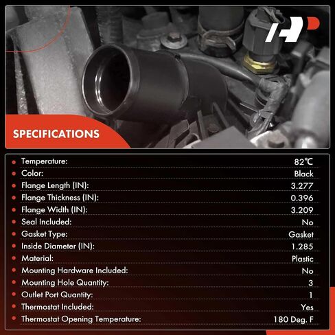 منظم حرارة مبرد المحرك الممتاز ومجموعة الإسكان متوافقة مع Lexus IS250 06-15 2.5L & GS450h، IS300 16-17، IS350 06-17، RC300 16-17، RC350 15-17، GS350 - (V6 3.5L)، يستبدل #1603131020 in Saudi Arabia