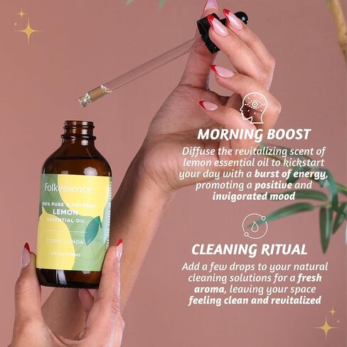 Folkulture Frankincense Essential Oil Organic - 4 Fl Oz - 100% Pure, Natural Frankenstein Oil Essential Oil for Skin, Premium Grade with Glass Dropper, Oil for Pain, Aromatherapy in Saudi Arabia