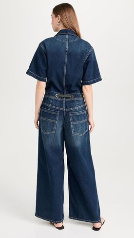 Free People Women's Edison Wideleg Coveralls in Saudi Arabia