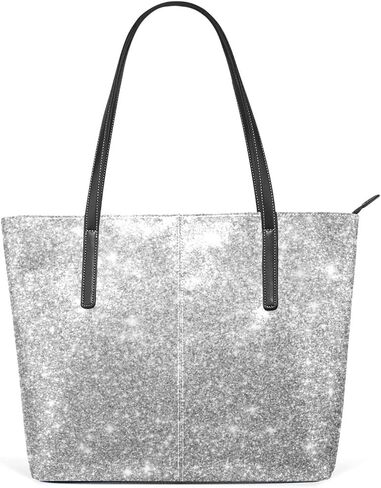 Glitter Purse Sparkle Purse Sparkly Bag Bling Tote Bag for Woman Silver Bag Silver Purse in Saudi Arabia