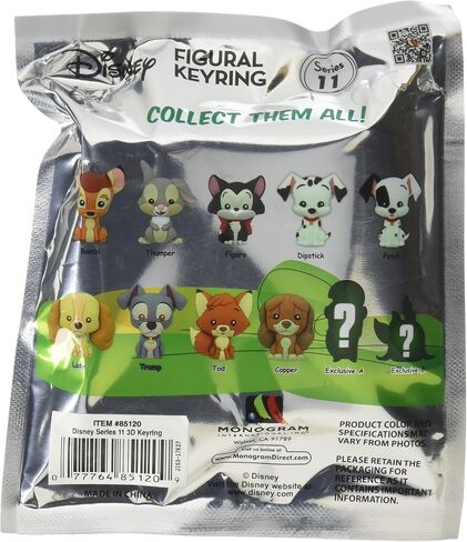 Disney Series 11-3D Key Ring Collectible Blind Bag Accessory in Kuwait