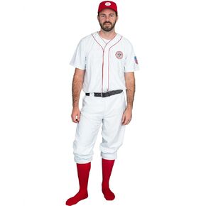 Rockford Peaches Baseball Player Set Halloween Costume Cosplay