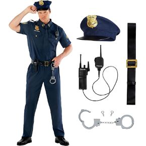 Morph - Police Costume Men - Police Costume Adult - Cop Costume Men - Mens Cop Costume - Police Officer Costume Adult Men