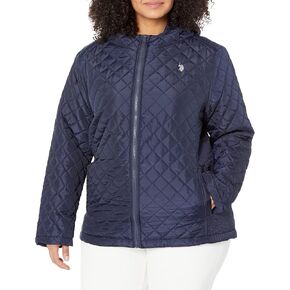 U.S. Polo Assn. Plus Size Faux Fur Lined Quilt Jacket