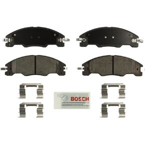 BOSCH BE1339H Blue Ceramic Disc Brake Pad Set With Hardware - Compatible With Select Ford Focus; FRONT