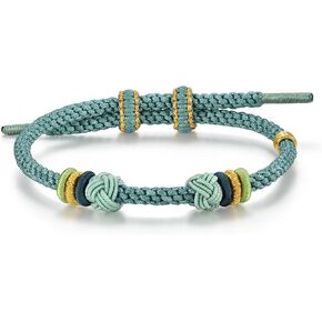 CHOW SANG SANG Hand-woven Knotted Harmony Blue Rope Bracelet for Women JFB0049