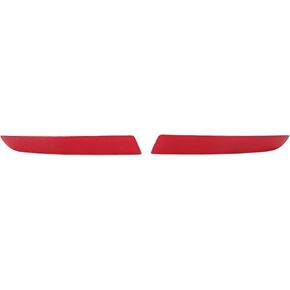 Red Rear Bumper Reflector, 1 Pair Rear Bumper Reflector 63147318556 Red Housing Strong Retroreflection Fit For 5 Series F10 LCI
