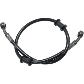 23.6inch / 60cm Braided Clutch Oil Pipe, Motorcycle Braided Steel Brake Clutch Brake Line, Brake Hose, for ATV Motorbike Pit Dirt Bike