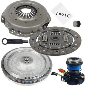 Clutch Kit With Slave And Flywheel Compatible With Ranger Explorer B4000 Sport XL XLT FX4 Base SE STX Edge Tremor DS Eddie Limited Postal 2001-2011 4.0L V6 GAS SOHC Naturally Aspirated (07-167SFW)