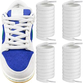 Endoto 2 Pairs Oval Shoelaces for Nike SB Dunk Low Pro Replacement Shoe Laces Sneaker