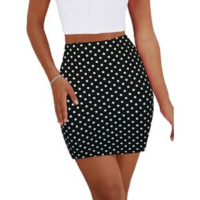 Women's Mini Pencil Skirt - High Waisted Bodycon Summer Casual Y2K Going Out Tight Skirts