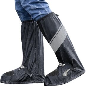 Waterproof Shoe Covers Motorcycle Rain Shoe Cover Reusable Rain Boot Rainproof Shoes Cover for Men and Women