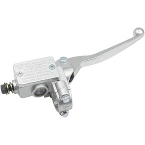 Triumilynn 7/8 بوصة 22 مم أسطوانة الفرامل الرئيسية اليمنى لـ GY6 50cc 110cc 125cc 150cc 250cc Taotao Sunl Roketa Kazuma Baja Scooter Moped ATV 4 Wheeler Dirt Pit Bike - فضي