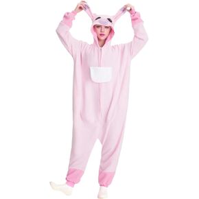 Animal Adults Unisex Onesie Halloween Plush Costumes Sleeping Pajamas