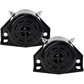 MIRKOO Backup Alarm, 102dB 12V-24V DC Waterproof Industrial Heavy-Duty Backup Reverse Warning Alarm with Super Loud Beeper Tone for Truck Van Freight Car Lorry Heavy Duty Tricycle Vehicles(2-Pack)