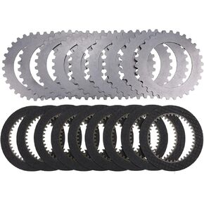 DVPARTS 9 Clutch Plates + Disc AT179473 T158801 Compatible with John Deere 210LE 310E 310G 410E 710D