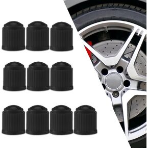 Tire Stem Valve Caps with O Rubber Ring, Dustproof Airtight Seal Wheel Stem Covers, Universal Accessories for Cars, SUVs, Bicycles,Trucks and Motorcycles (Pink, 10PCS)