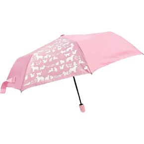 Vera Umbrella Auto Open Water Activated Color Changing (Pink Pets)